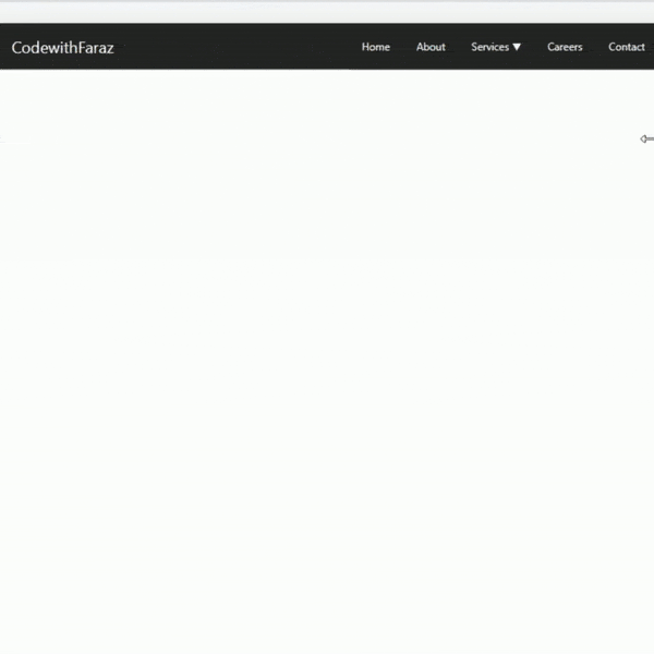 How to Create a Responsive Navbar with Hamburger Menu Using HTML, CSS and JavaScript